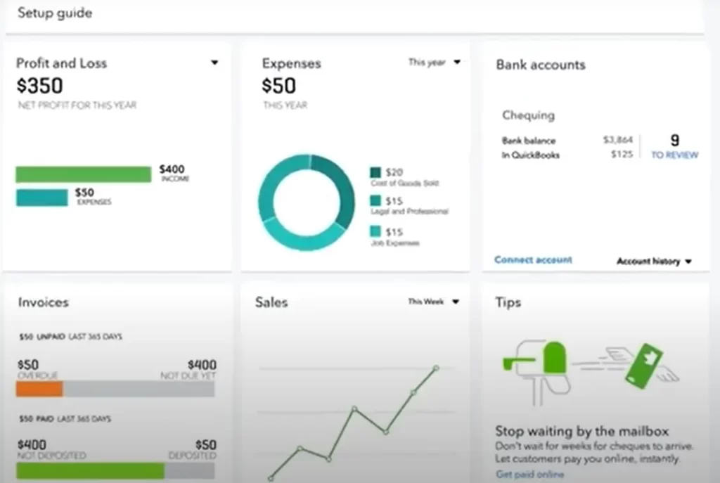 quickbooks online setup