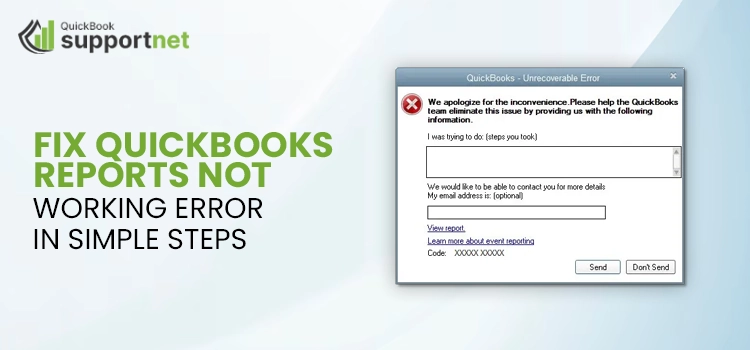 QuickBooks Reports Not Working