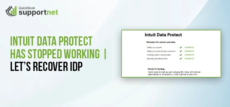 Intuit Data Protect Has Stopped Working