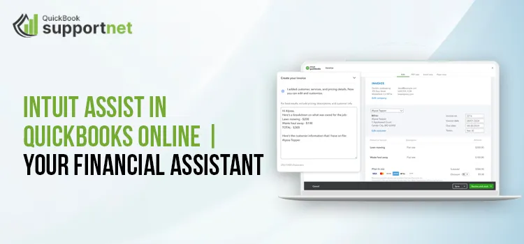 Intuit Assist in QuickBooks Online Your Financial Assistant
