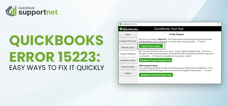QuickBooks Error 15223